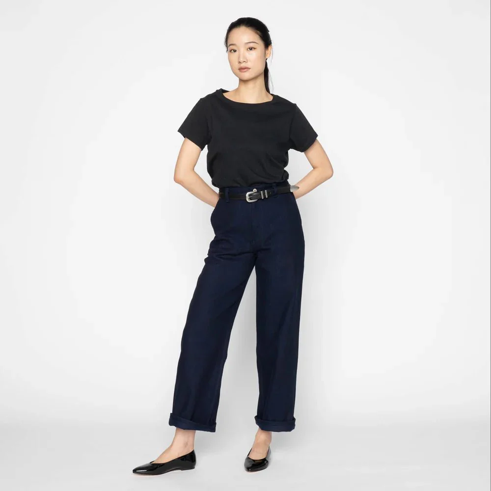 Naked & Famous Maudie Jeans (Maekake Dobby Indigo) - Image 6