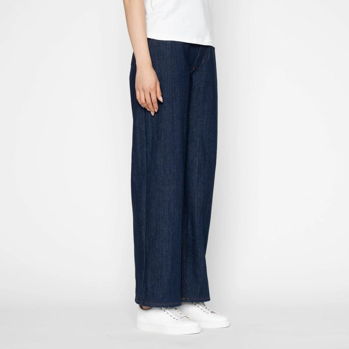 Naked & Famous Maudie Jeans (Vertical Slub Denim) - Image 3