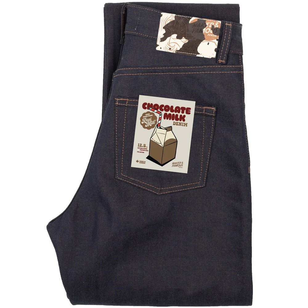 Naked & Famous Super Girl Jeans (Chocolate Milk Selvedge) - Image 11