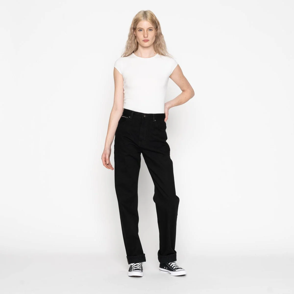 Naked & Famous True Girl Jeans (Black Selvedge) - Image 6