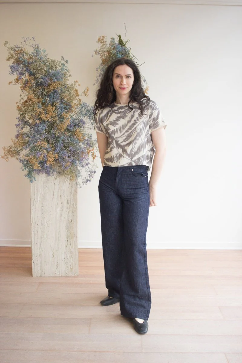 Bodybag Tofino Top - Grey Palm Print (In Store) - Image 4