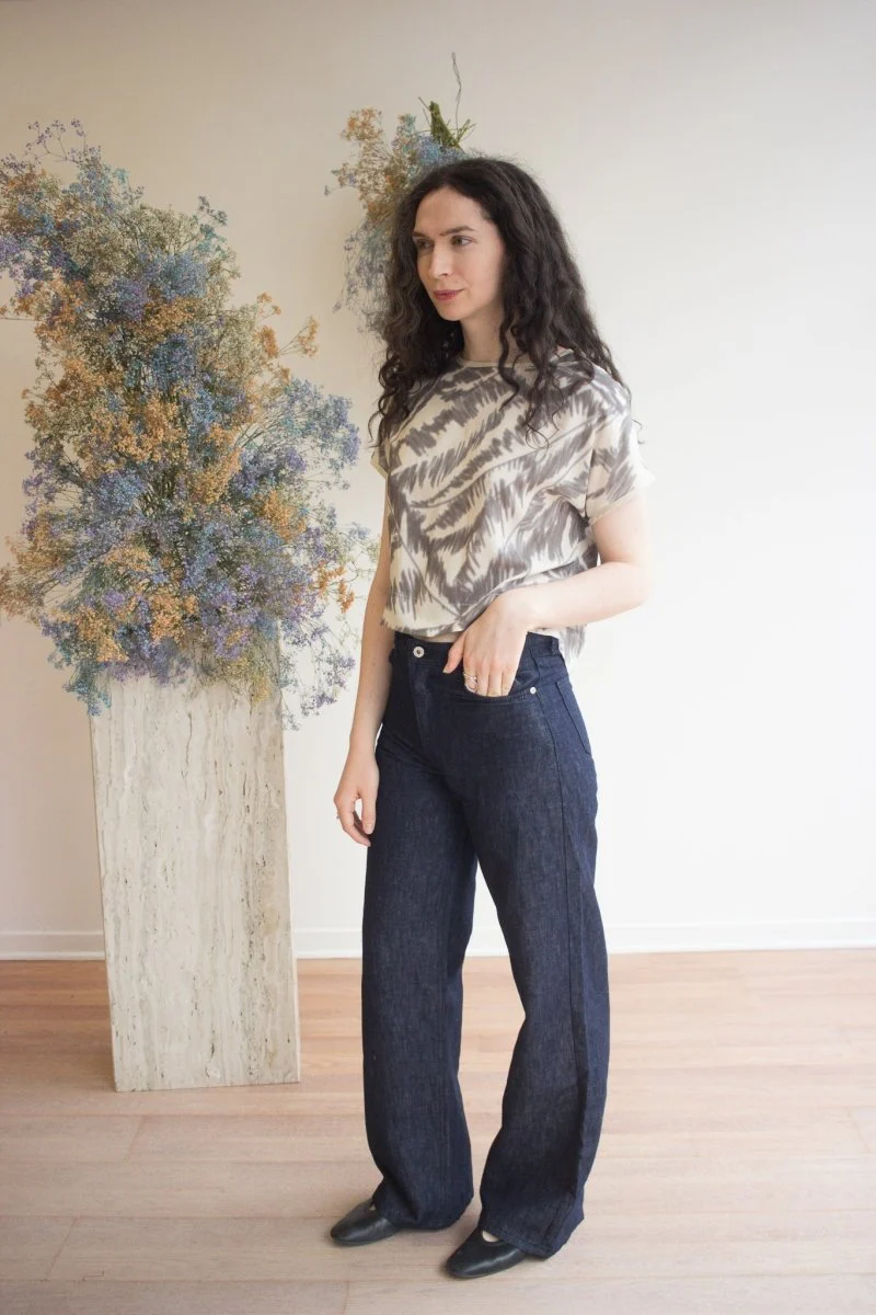 Bodybag Tofino Top - Grey Palm Print (In Store) - Image 3
