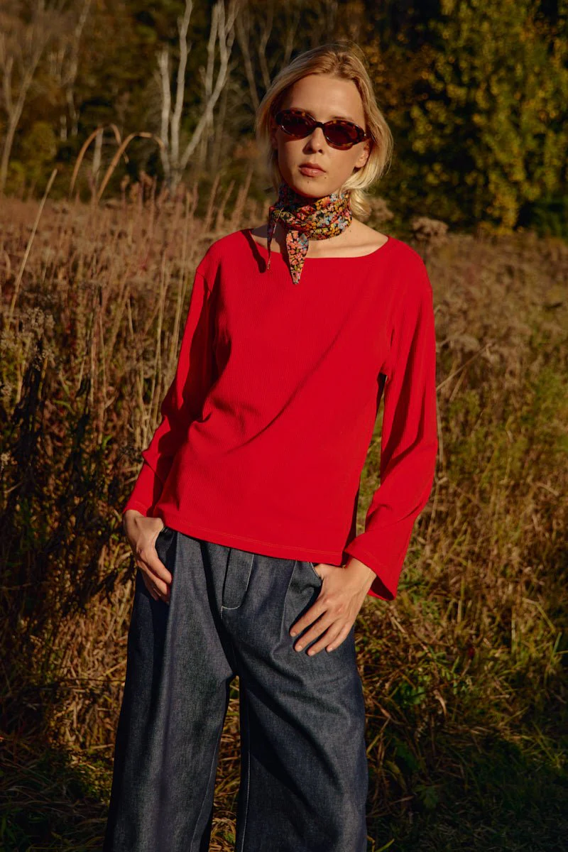 Odeyalo Lalune Top (Red) - Image 6