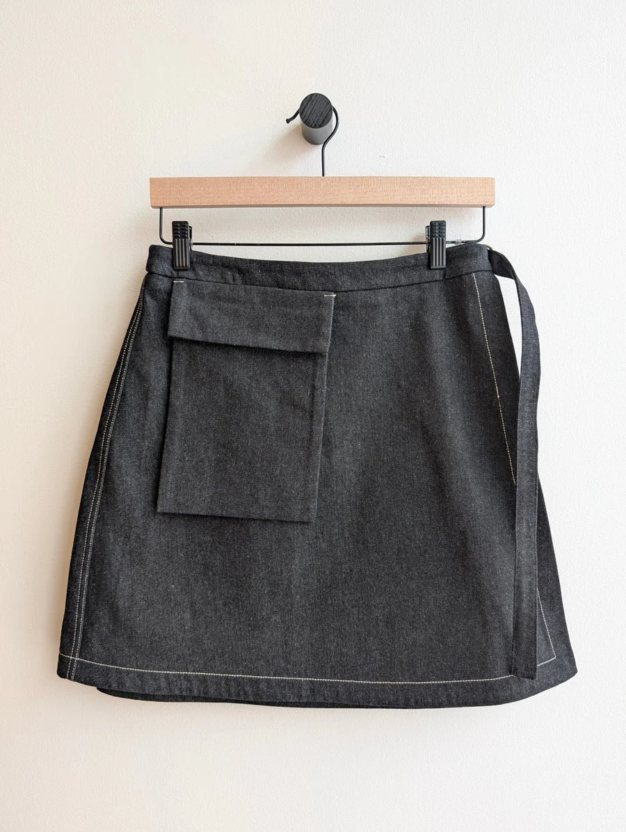 Odeyalo Toledo Skirt (Black Denim) - Image 5