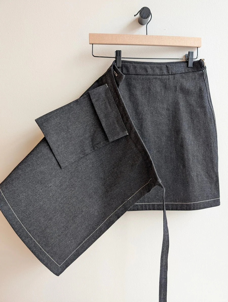 Odeyalo Toledo Skirt (Black Denim) - Image 7