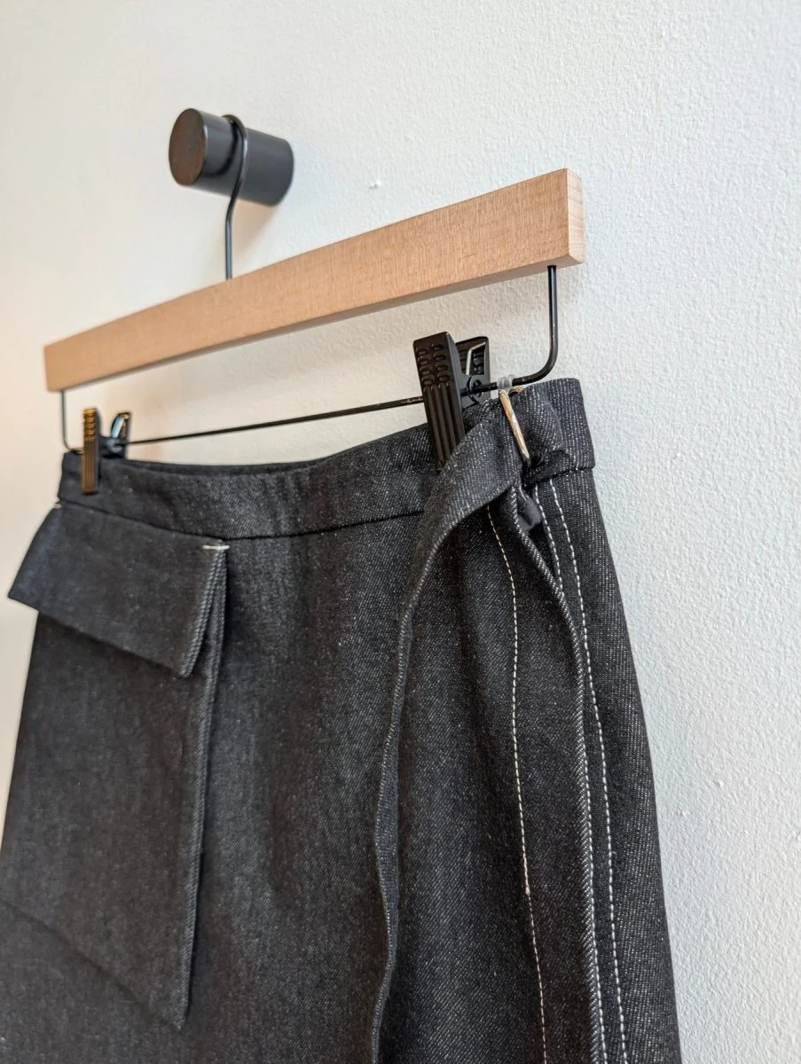 Odeyalo Toledo Skirt (Black Denim) - Image 8