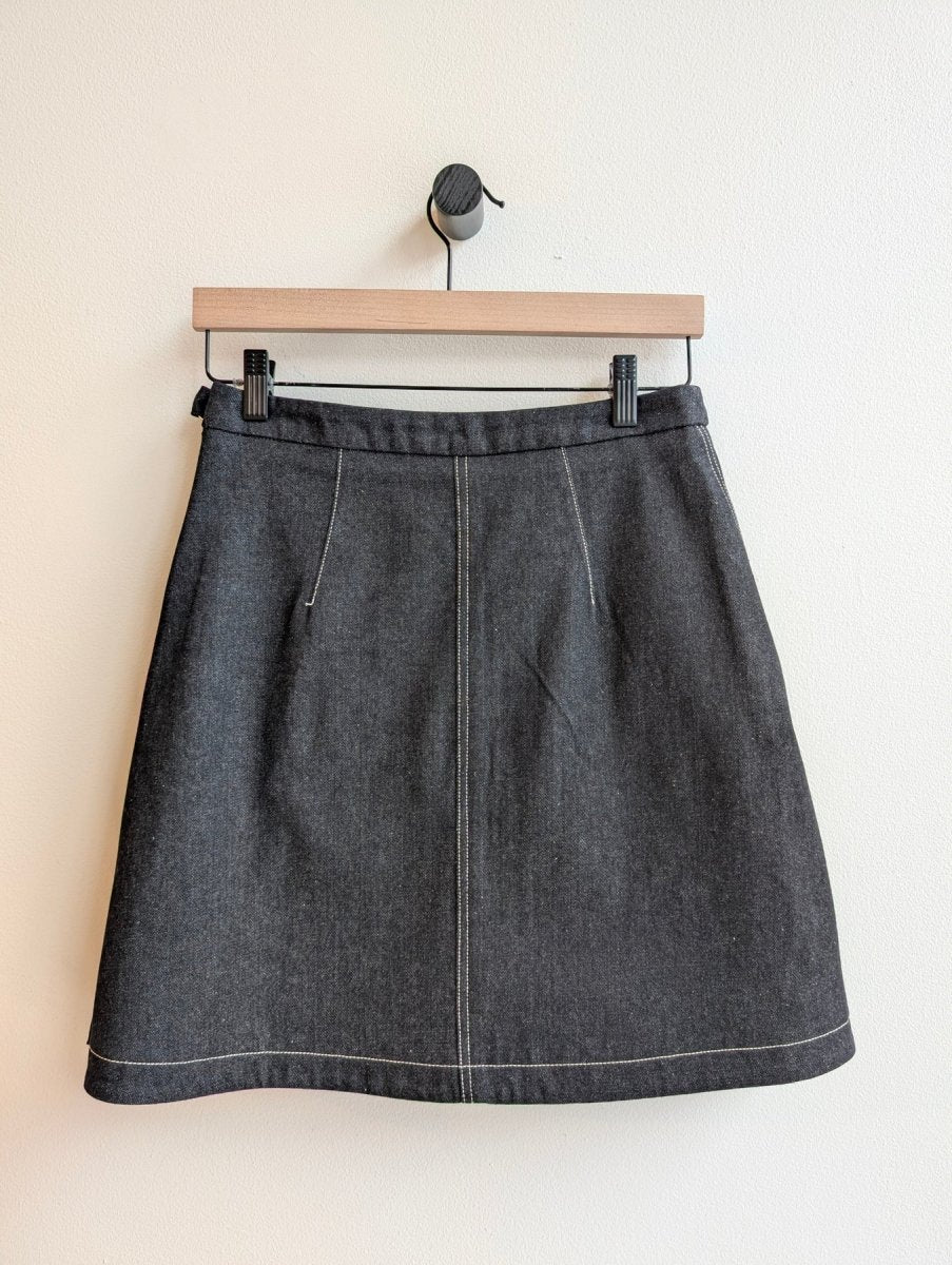Odeyalo Toledo Skirt (Black Denim) - Image 9