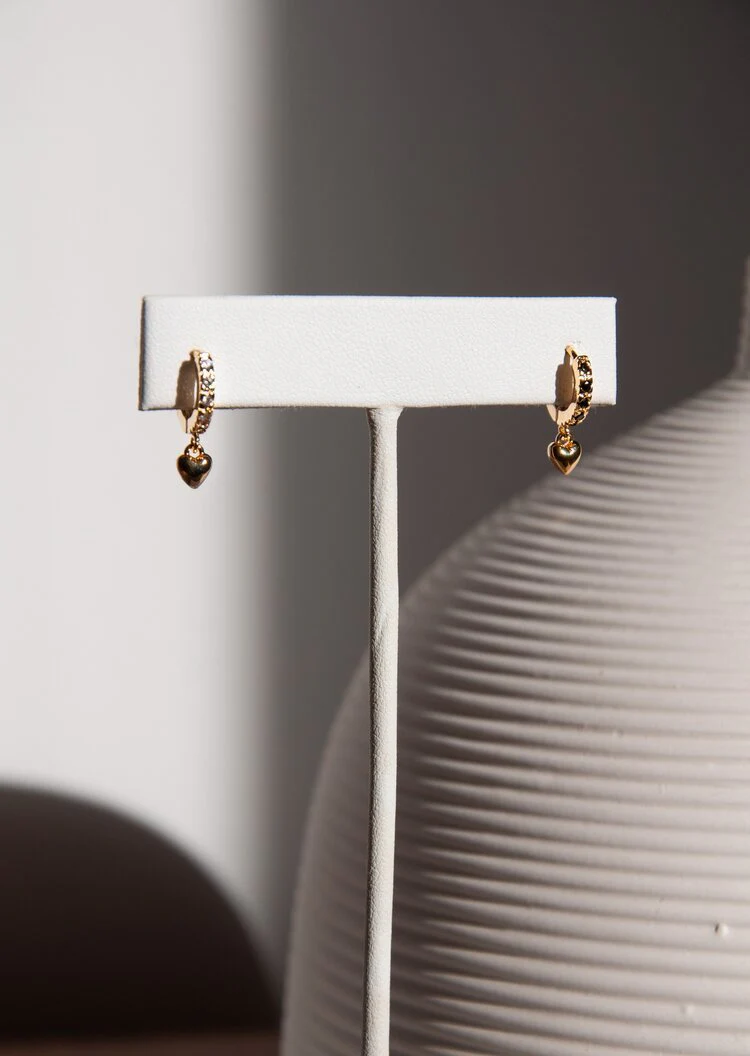 Oneiro Smitten Kitten Hoops (Black/Clear) - Image 2
