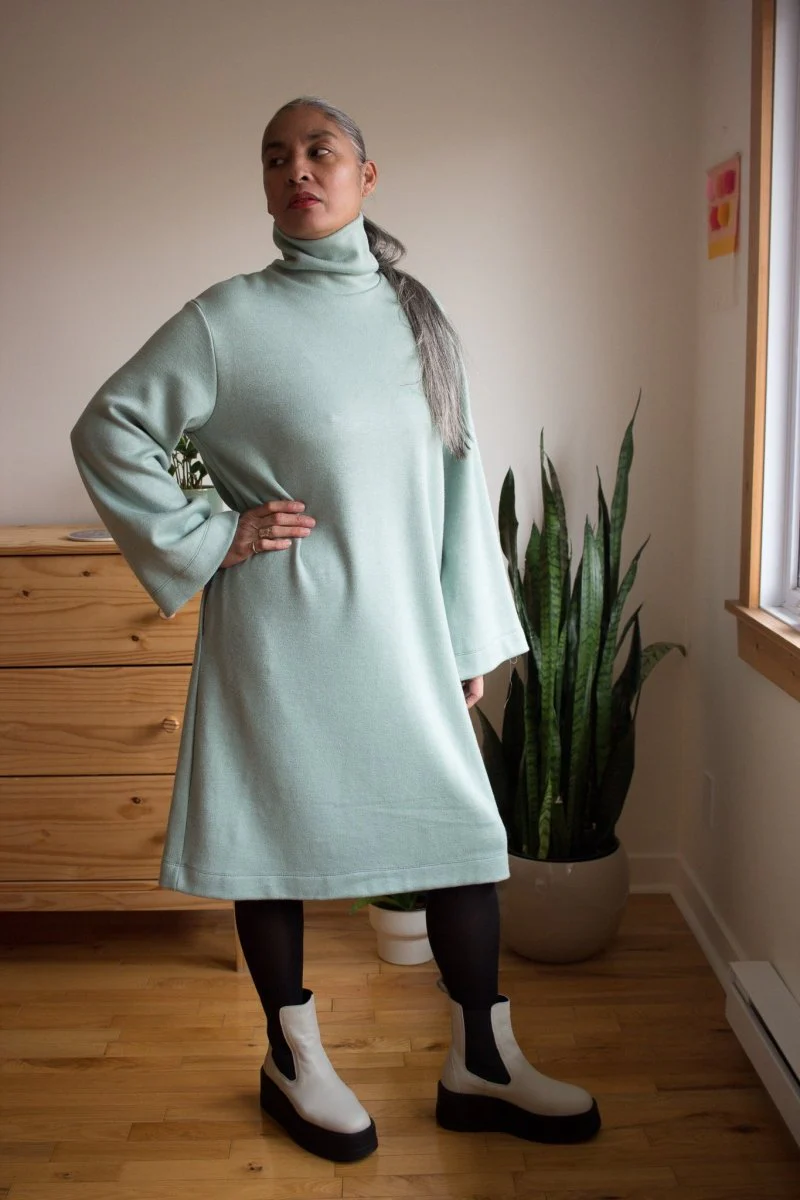 Bodybag Oslo Knit Dress - Black or Sage (Online Exclusive) - Image 10