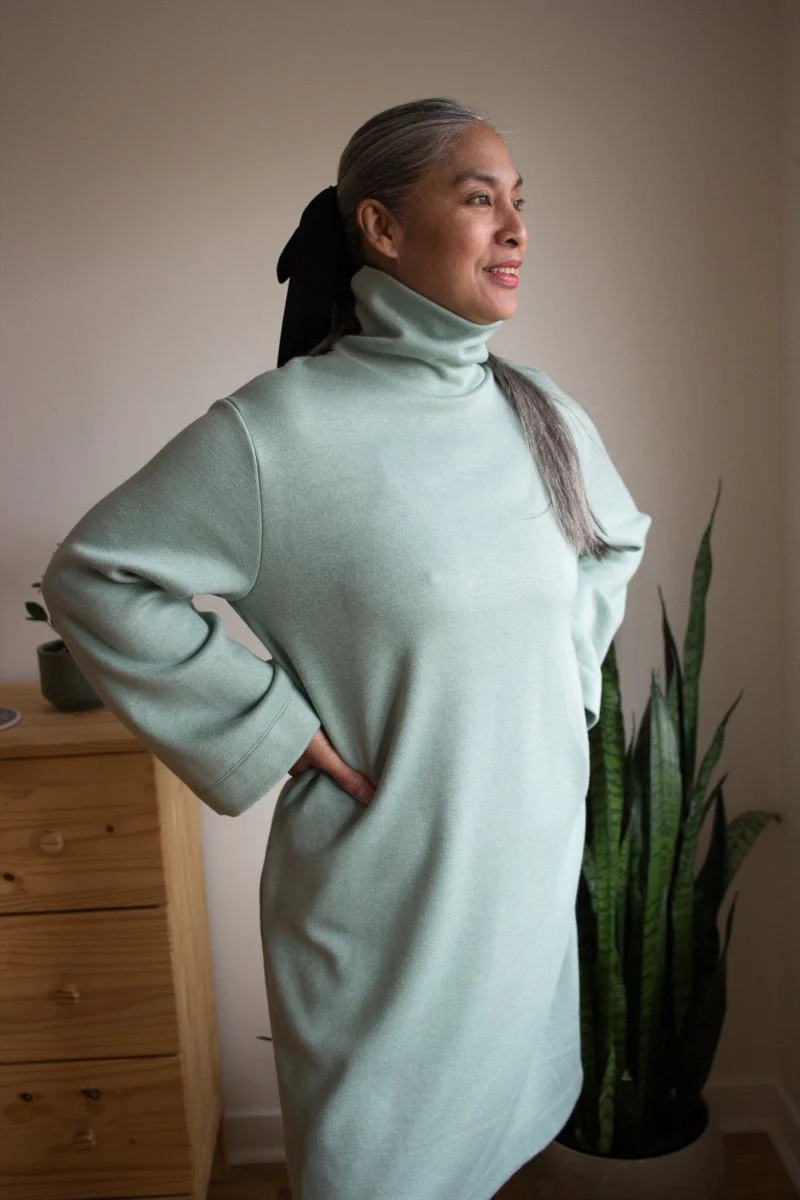 Bodybag Oslo Knit Dress - Black or Sage (Online Exclusive) - Image 12