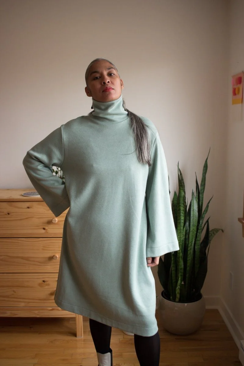 Bodybag Oslo Knit Dress - Black or Sage (Online Exclusive) - Image 13
