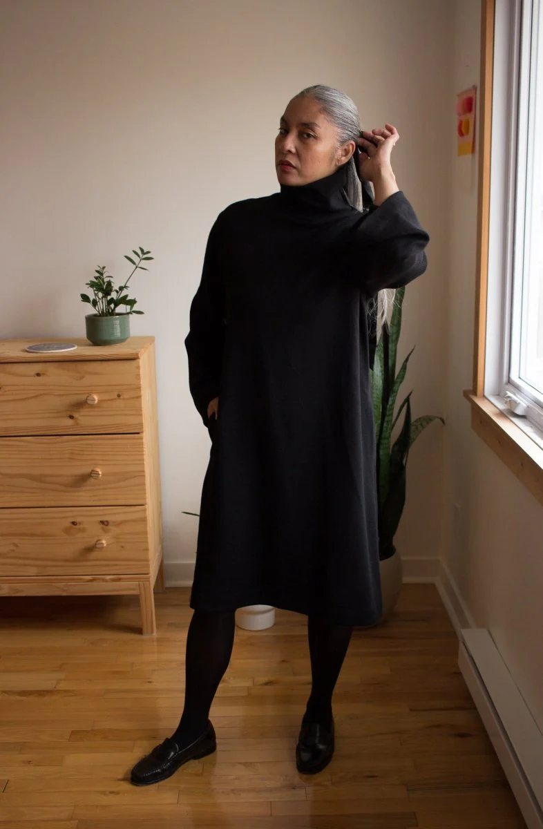 Bodybag Oslo Knit Dress - Black or Sage (Online Exclusive) - Image 2