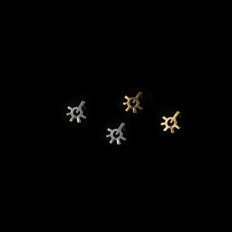 Par Ici Burst Studs - Gold or Silver (In-Store) - Image 3