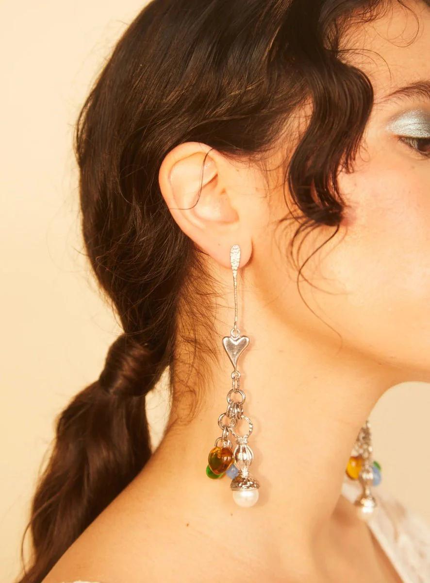 Par Ici FĂȘte Earrings - Gold or Rhodium (In-Store) - Image 11
