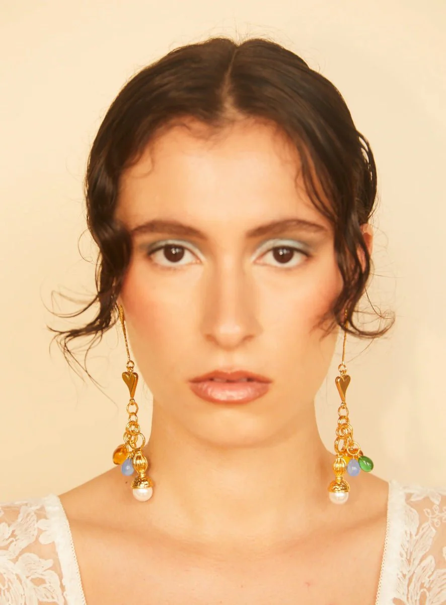 Par Ici FĂȘte Earrings - Gold or Rhodium (In-Store) - Image 4