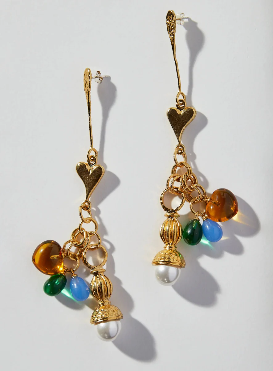 Par Ici Fête Earrings - Gold or Rhodium (Online Exclusive) - Image 8