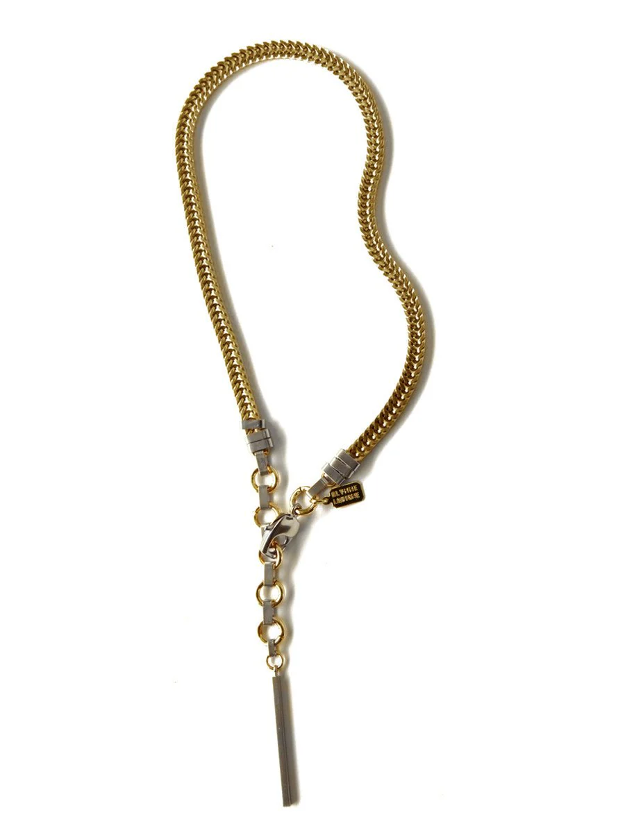 Par Ici Flat Chain - Gold or Rhodium (In-Store) - Image 6