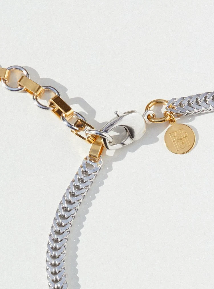 Par Ici Flat Chain - Gold or Rhodium (In-Store) - Image 8