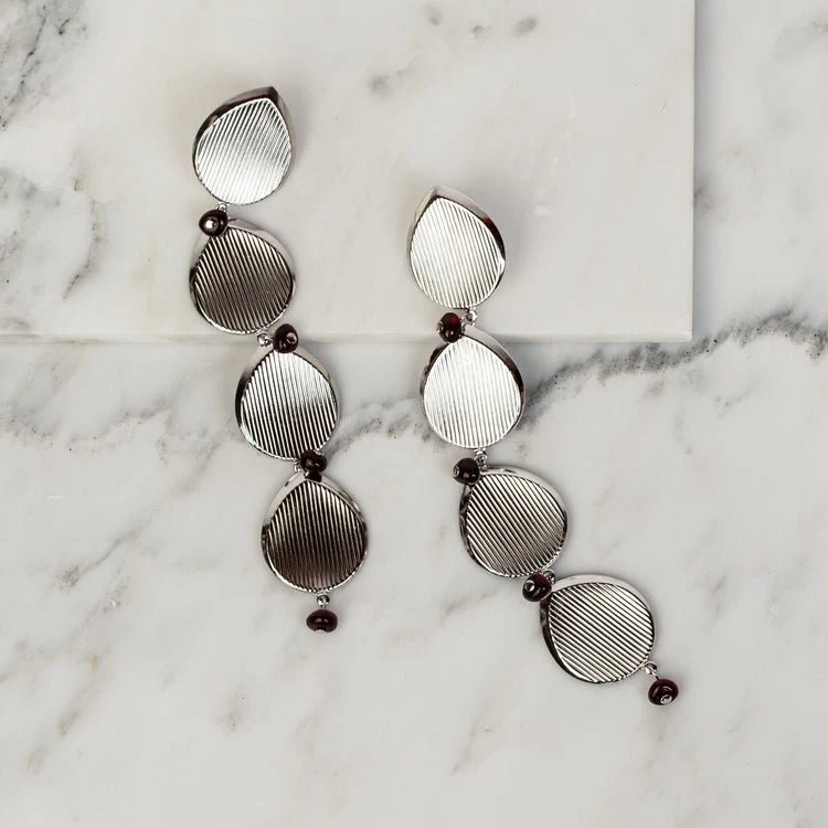 Par Ici Leaf Drop Earrings (In-Store)