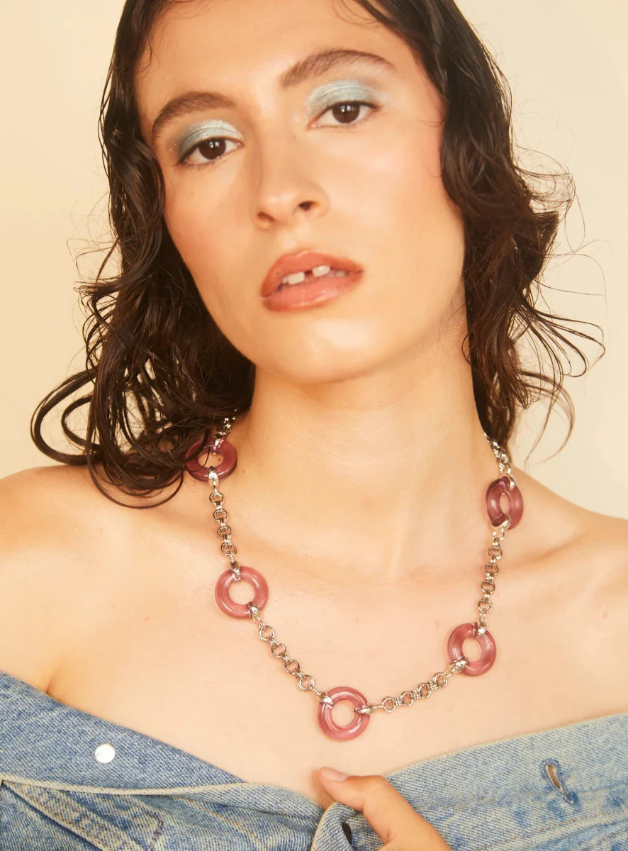 Par Ici Lifesaver Necklace - 5 Rings (Online Exclusive) - Image 6