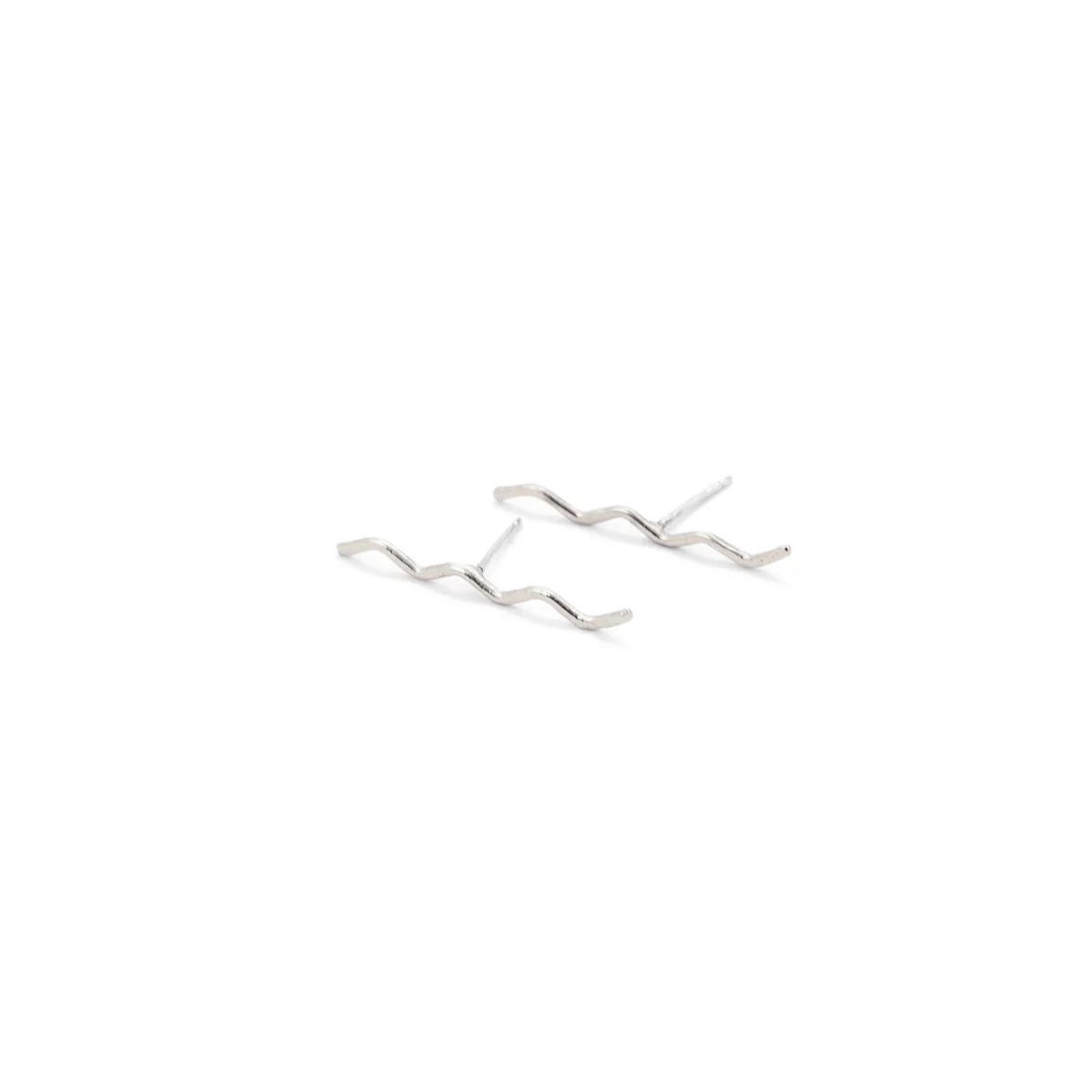 Par Ici Long Wave Studs - Gold or Silver (In-Store) - Image 11