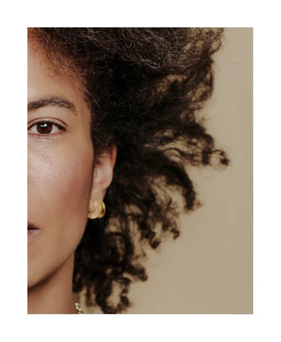 Par Ici Mini Disc Studs - Gold or Silver (In-Store) - Image 4
