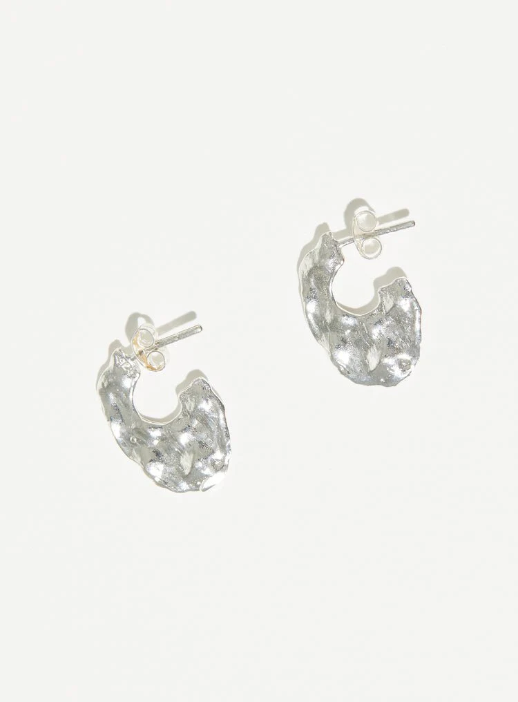 Par Ici Small Oval Earrings - Gold or Silver (In-Store) - Image 4