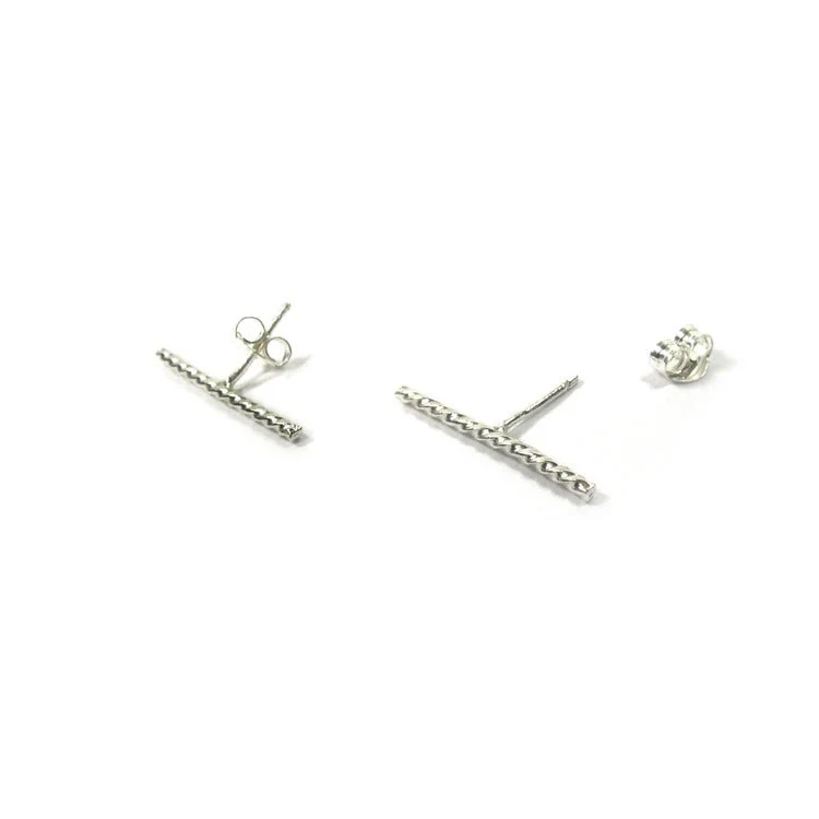 Par Ici Twist Studs - Gold or Silver (In-Store) - Image 2
