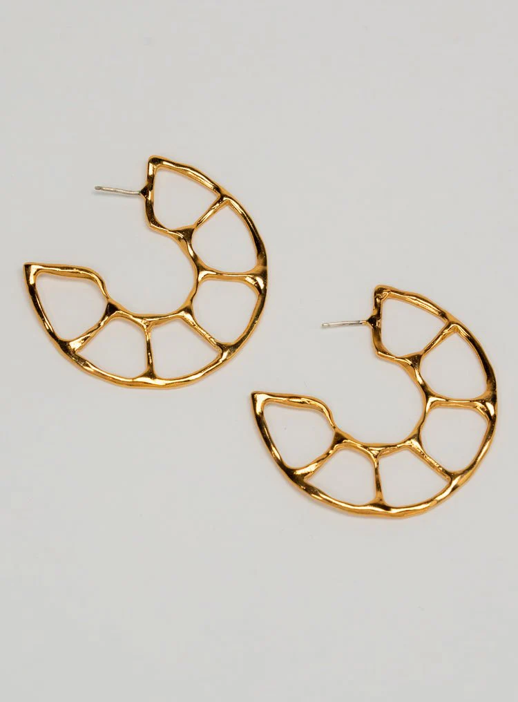 Par Ici Wheel Earrings (In-Store) - Image 3