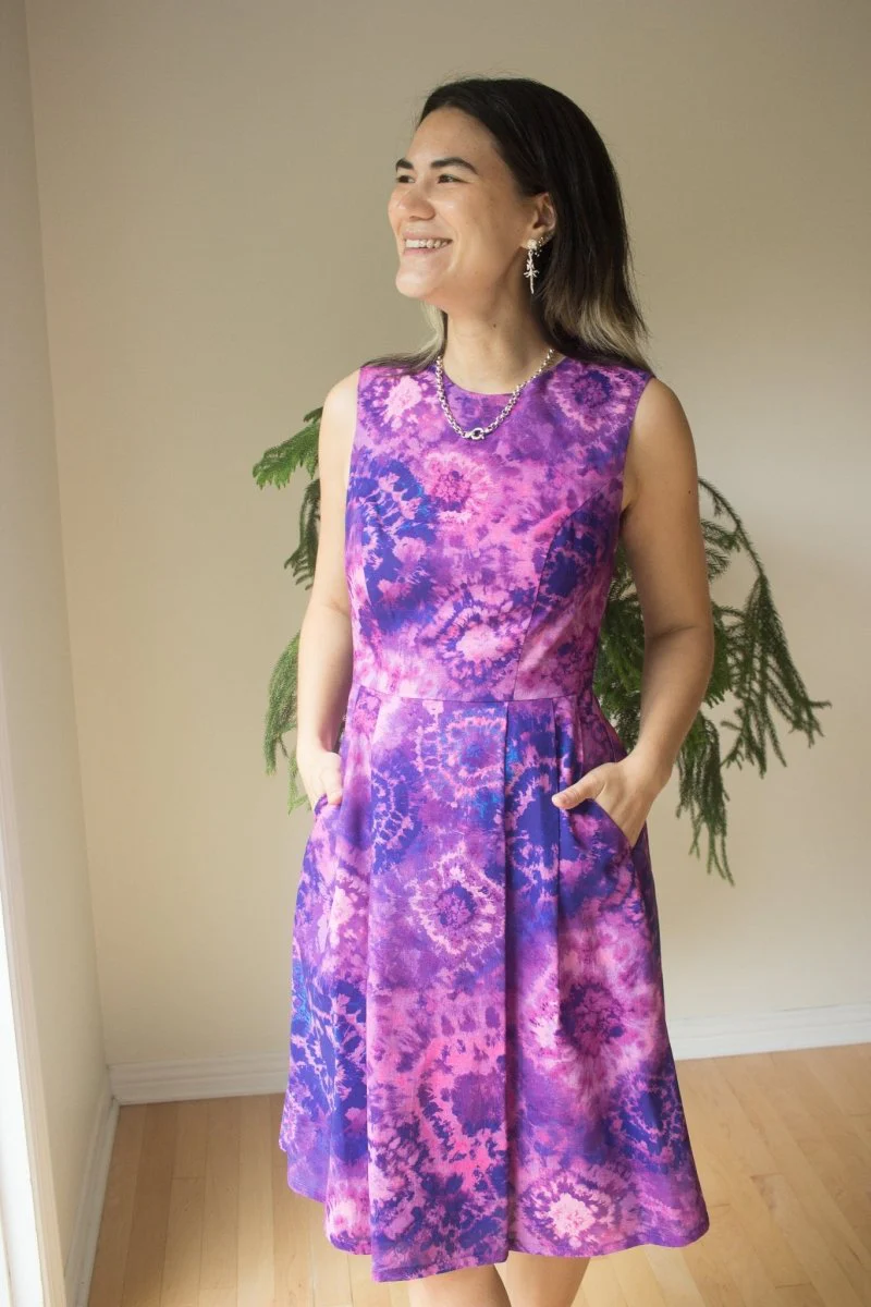 Birds of North America Peafowl Dress - McGurple (Online Exclusive) - Image 2
