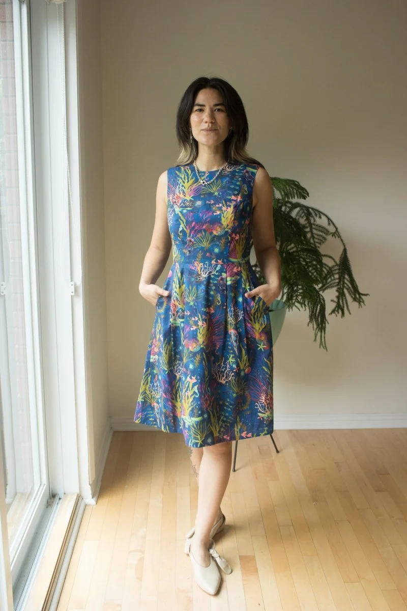 Birds of North America Peafowl Dress - Undersea Gardens (Online Exclusive)