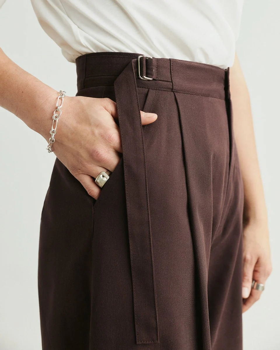 PRE-ORDER Veri Dario Pants (Espresso) - Image 6