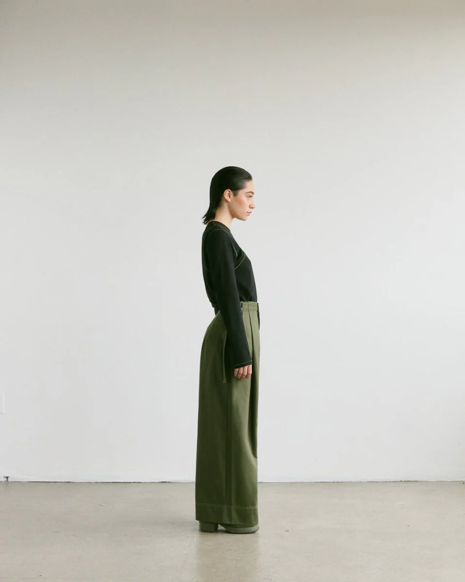 PRE-ORDER Veri Dario Pants (Khaki) - Image 3