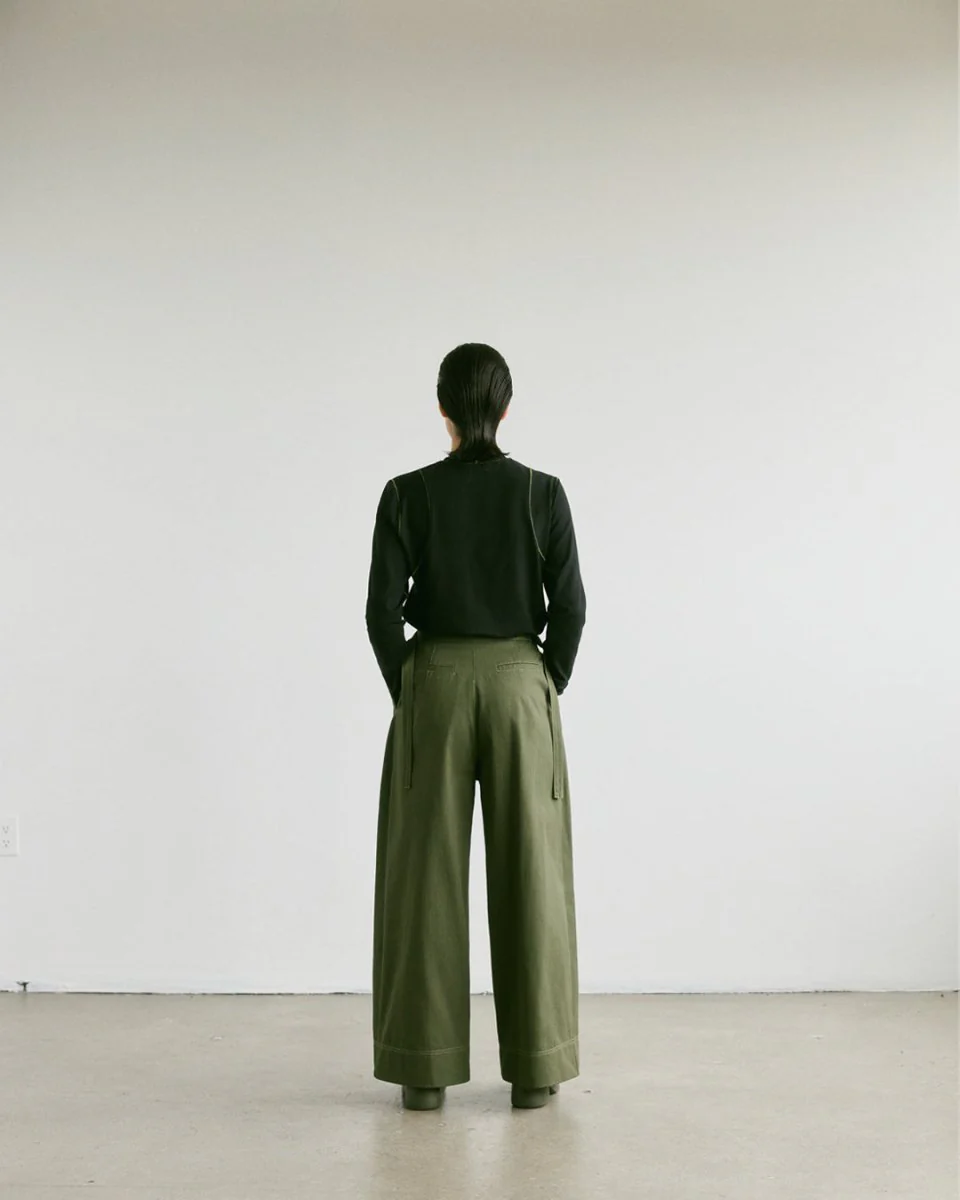 PRE-ORDER Veri Dario Pants (Khaki) - Image 4