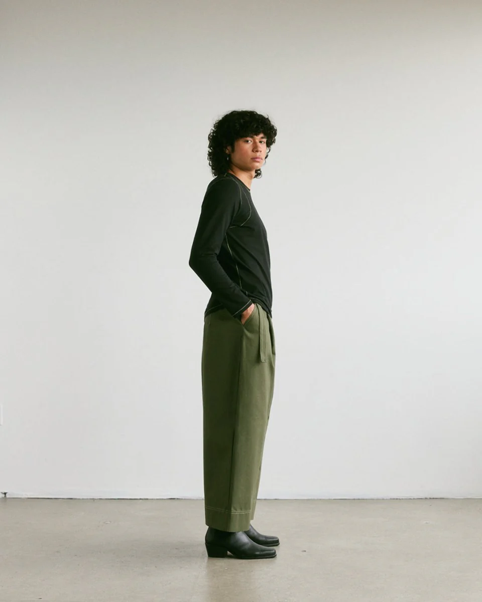 PRE-ORDER Veri Dario Pants (Khaki) - Image 5