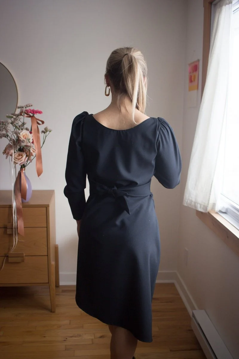 Rightful Owner Clara Dress (Black Wool) - Image 4
