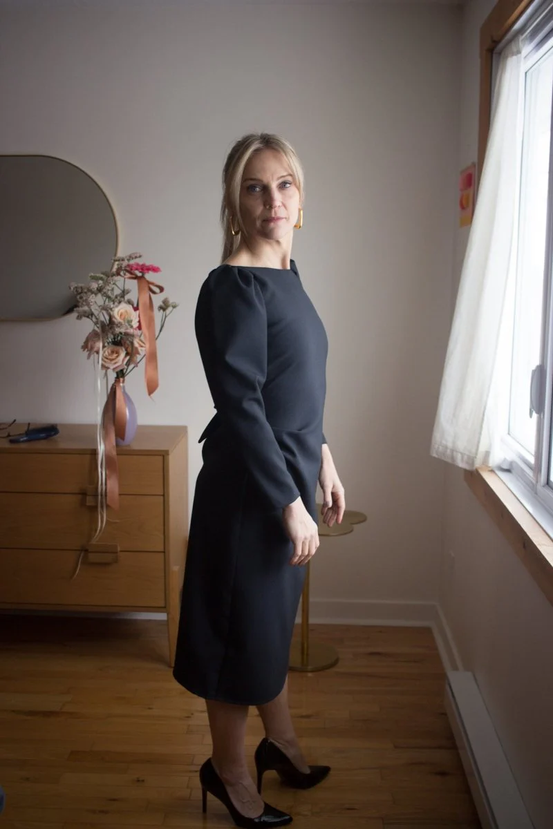 Rightful Owner Clara Dress (Black Wool) - Image 5