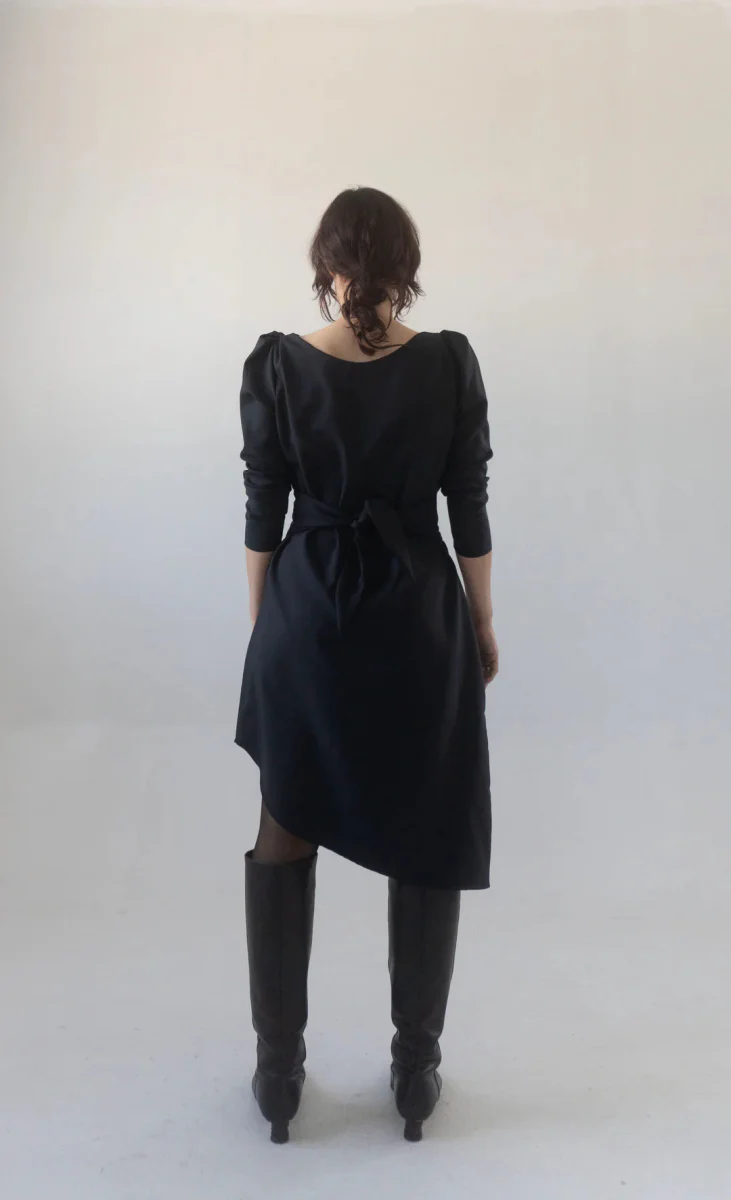 Rightful Owner Clara Dress (Black Wool) - Image 8