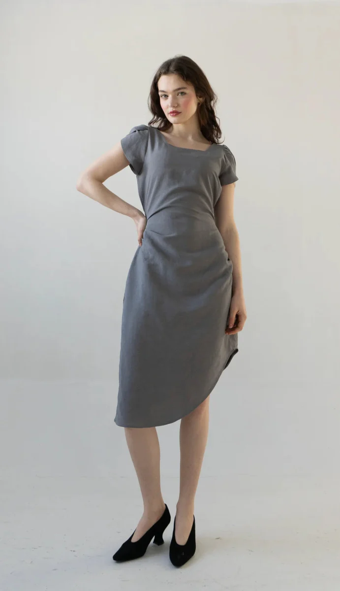 Rightful Owner Clara Dress (Grey) - Image 5