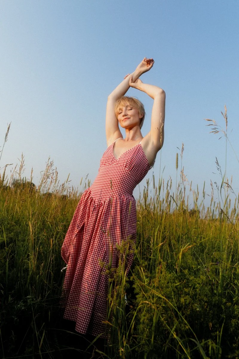 Rightful Owner Colombina Dress (Red Gingham) - Image 3