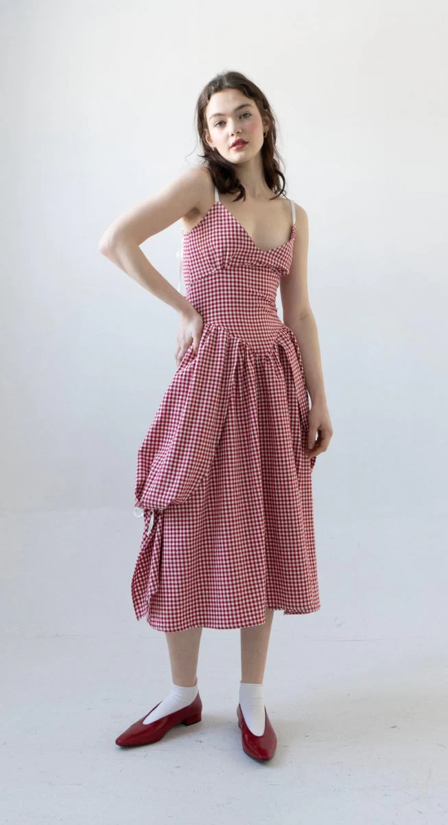Rightful Owner Colombina Dress (Red Gingham) - Image 8