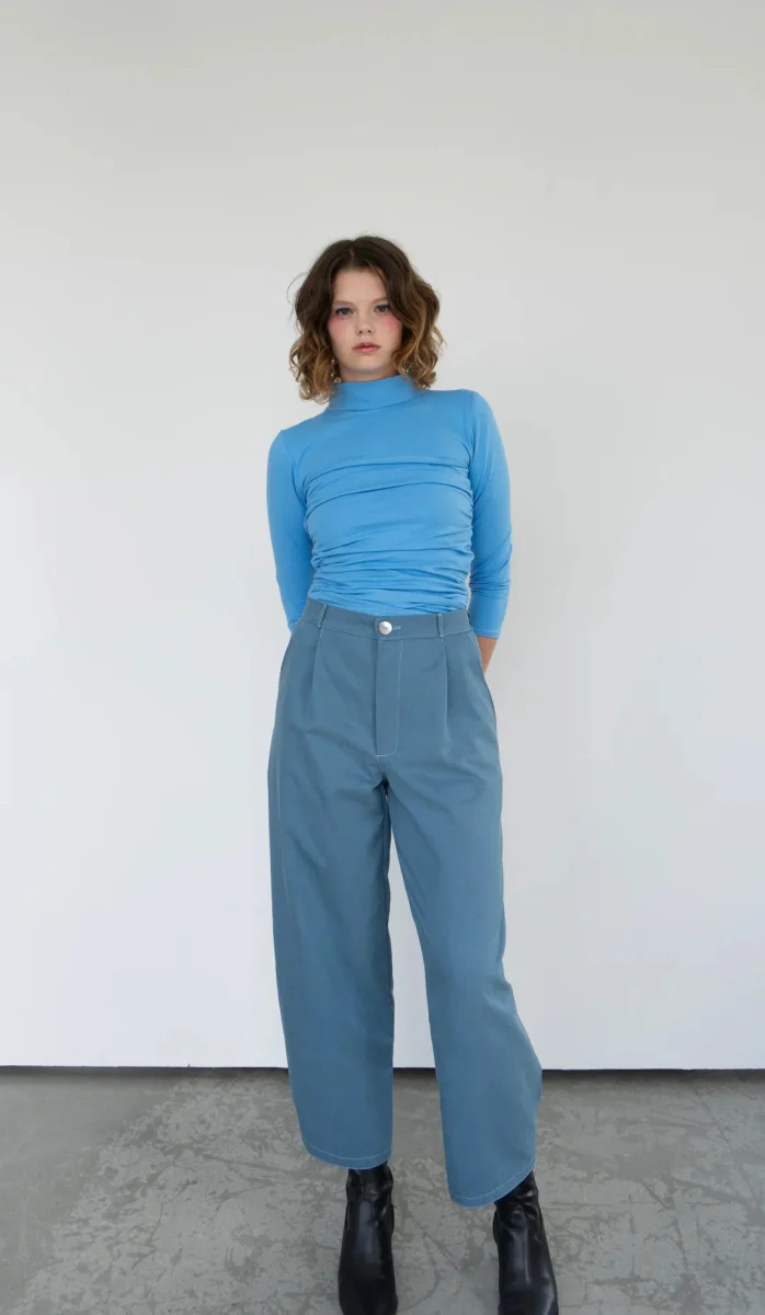 Rightful Owner Corset Turtleneck (Blue) - Image 8