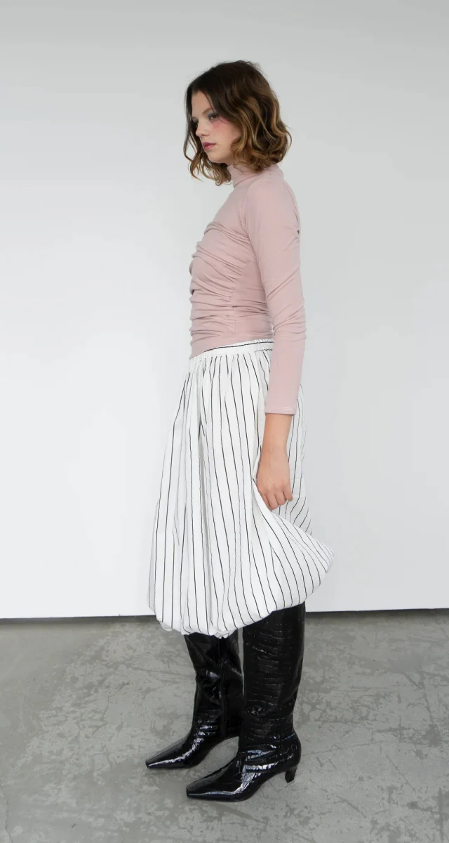 Rightful Owner Corset Turtleneck (Blush Pink) - Image 6