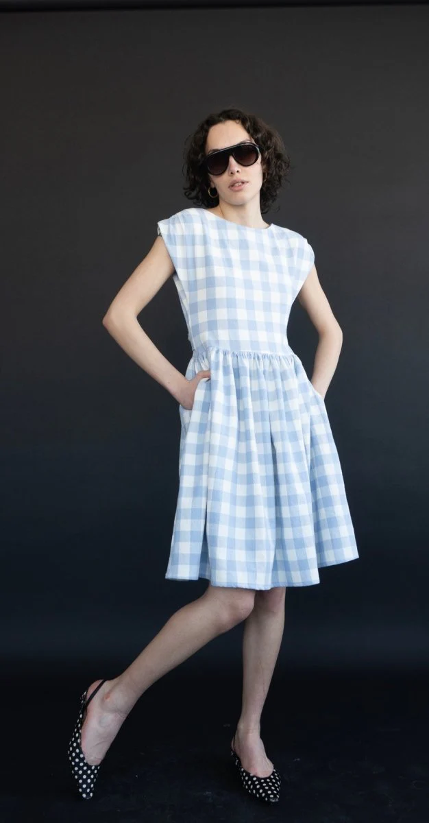 Rightful Owner House Dress (Blue Gingham) - Image 2