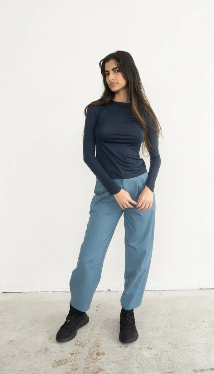 Rightful Owner Merino Wool Base Layer (Navy) - Image 3