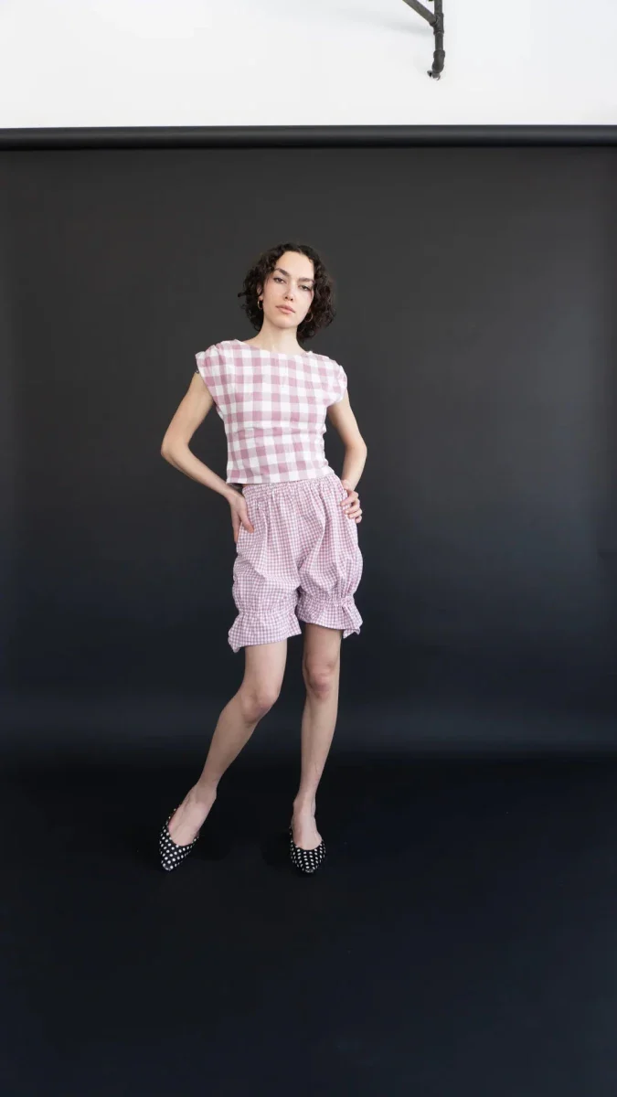 Rightful Owner Paige Blouse (Pink Gingham) - Image 4