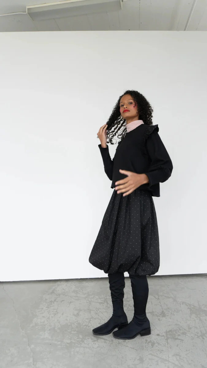 Rightful Owner Pierrot Skirt (Black) - Image 3