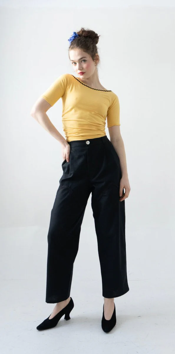 Rightful Owner The Linen Trouser (Black) - Image 4