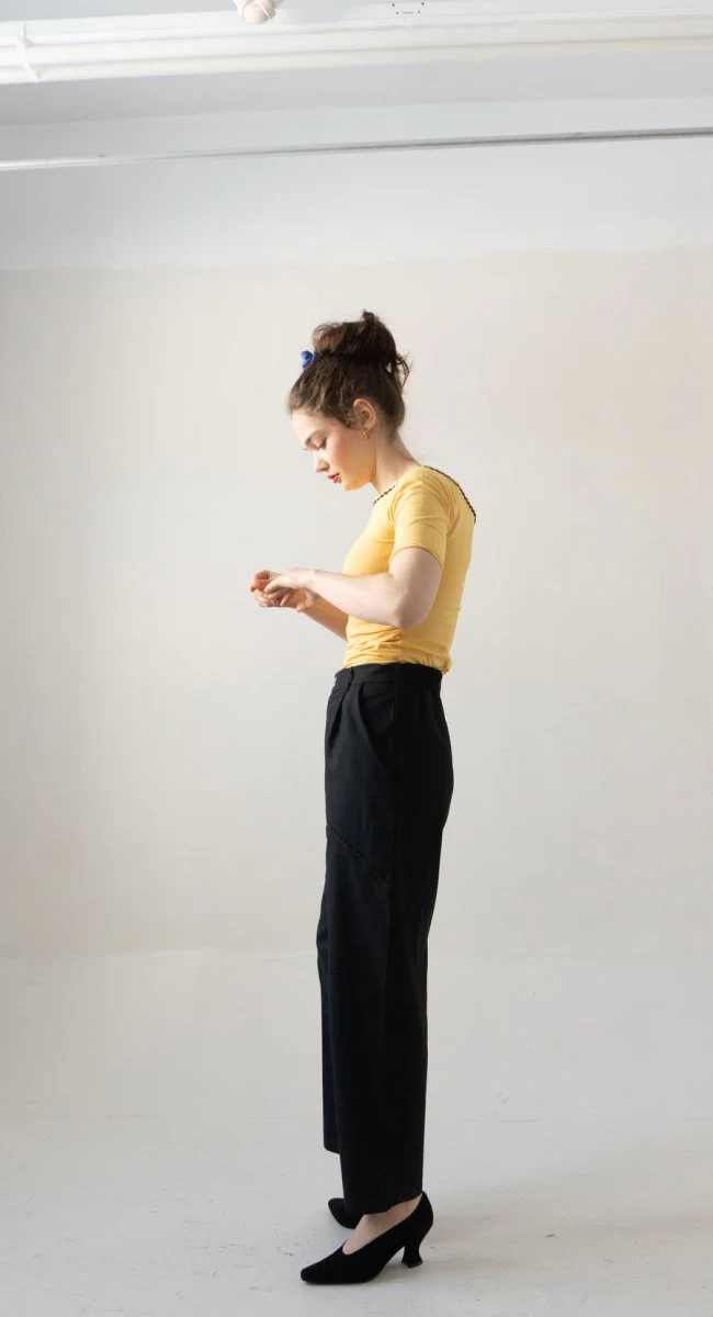Rightful Owner The Linen Trouser (Black) - Image 7