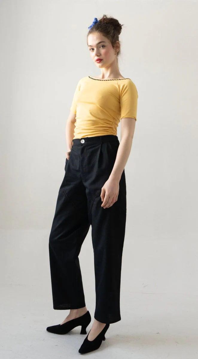 Rightful Owner The Linen Trouser (Black) - Image 8